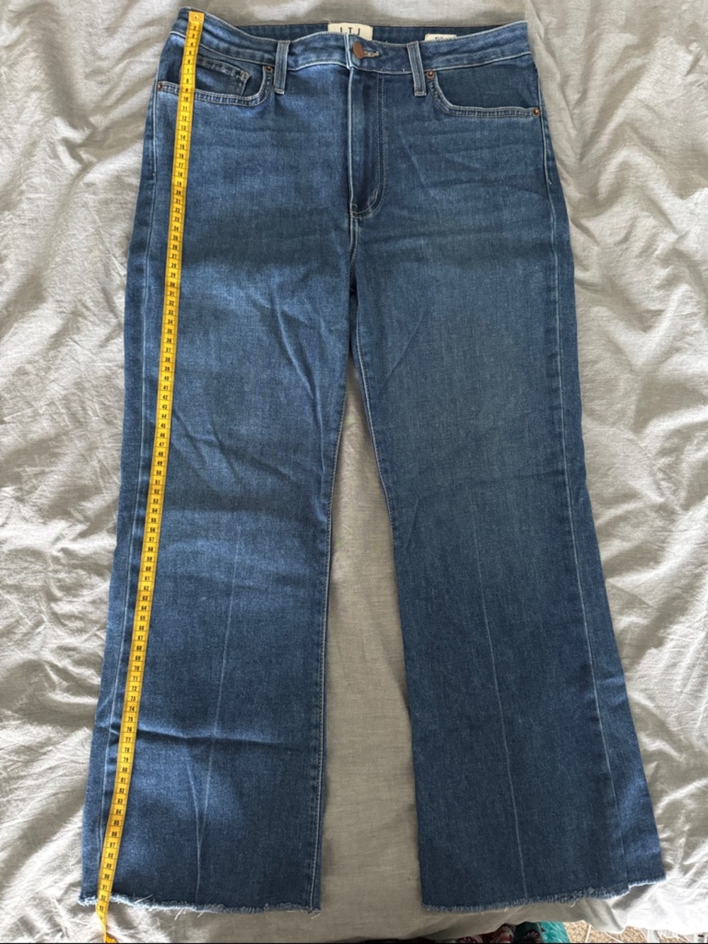 L.T.J Women’s Dark Blue Wide-Leg Jeans